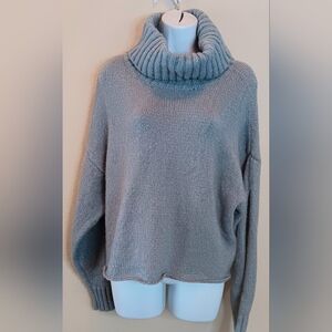 Kendall & Kylie Super Soft Oversized Sweater L Seafoan Green Like Cashmere NWT